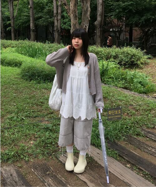 SUBCATEGORY（サブ カテゴリー）の「SUB_F751 Black & Cream（レインシューズ・レディース・その他・UK10/UK11/UK3.5/UK4.5/UK5.5/UK7/UK8/UK9）」の13枚目の写真