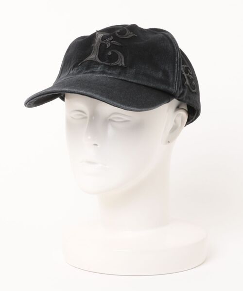 L.H.P(エルエイチピー)の「ERINAIE/エリナイエ/E DARK GREY WASHING DAD CAP(キャップ・レディース・ブラック・F)」の1枚目の写真
