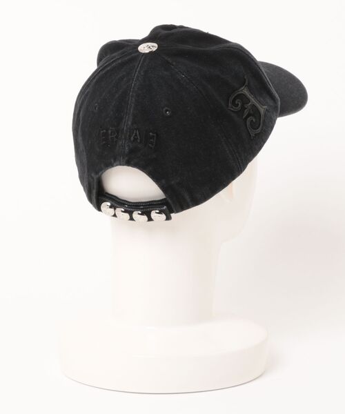 L.H.P(エルエイチピー)の「ERINAIE/エリナイエ/E DARK GREY WASHING DAD CAP(キャップ・レディース・ブラック・F)」の2枚目の写真