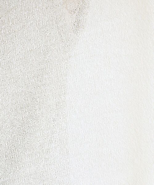 SHOO・LA・RUE(シューラルー)の「【ひんやり/洗濯機可/S-LL】程よいVネックですっきり魅せる ジップアップ 7分袖シアーカーディガン(カーディガン/ボレロ・レディース・オフホワイト/チャコールグレー/グリーン/イエロー系その他/ブラック・01/02/04/03)」の9枚目の写真