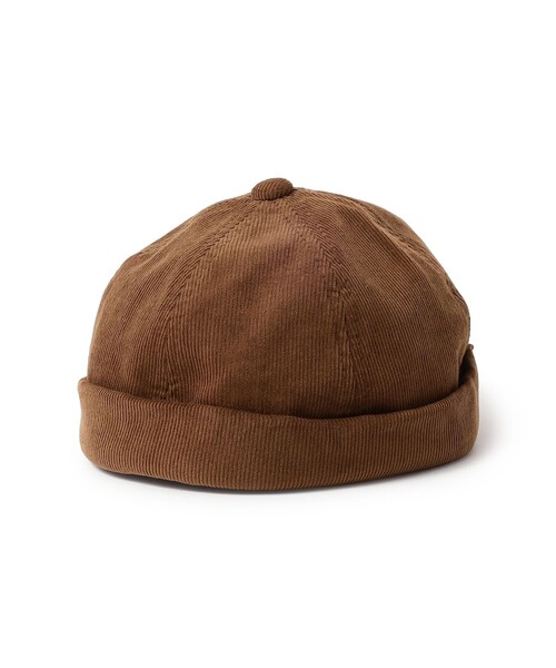BEAMS mini（ビームスミニ）の「コーデュロイ ロール キャップ 2026FW（ハット・キッズ・ダークブラウン/ネイビー・ONE SIZE）」の2枚目の写真