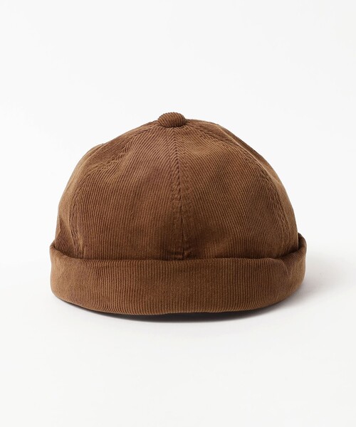 BEAMS mini（ビームスミニ）の「コーデュロイ ロール キャップ 2026FW（ハット・キッズ・ダークブラウン/ネイビー・ONE SIZE）」の4枚目の写真