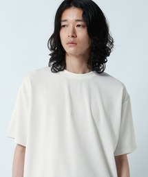 RAGEBLUE | 【LUXURY+EASY】DRAPE CREW NECK DESIGN STITCH T-SHIRT/ラグイージーワンポイント刺繍Tシャツ2(Tシャツ/カットソー)
