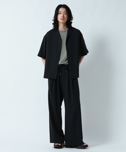 RAGEBLUE(レイジブルー)の「【LUXURY+EASY】DRAPE CREW NECK DESIGN STITCH T-SHIRT/ラグイージーワンポイント刺繍Tシャツ2(Tシャツ/カットソー・メンズ・ライトブルー/ホワイト/グレー系その他/ブラック・SMALL/MEDIUM/LARGE)」の13枚目の写真