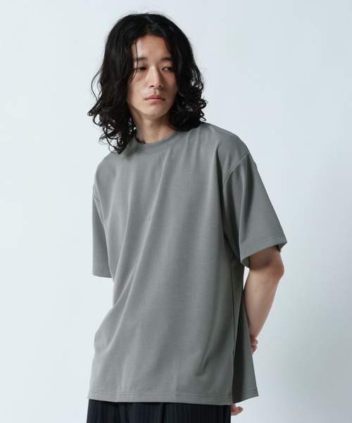 RAGEBLUE(レイジブルー)の「【LUXURY+EASY】DRAPE CREW NECK DESIGN STITCH T-SHIRT/ラグイージーワンポイント刺繍Tシャツ2(Tシャツ/カットソー・メンズ・ライトブルー/ホワイト/グレー系その他/ブラック・SMALL/MEDIUM/LARGE)」の15枚目の写真