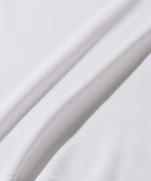 RAGEBLUE(レイジブルー)の「【LUXURY+EASY】DRAPE CREW NECK DESIGN STITCH T-SHIRT/ラグイージーワンポイント刺繍Tシャツ2(Tシャツ/カットソー・メンズ・ライトブルー/ホワイト/グレー系その他/ブラック・SMALL/MEDIUM/LARGE)」の5枚目の写真