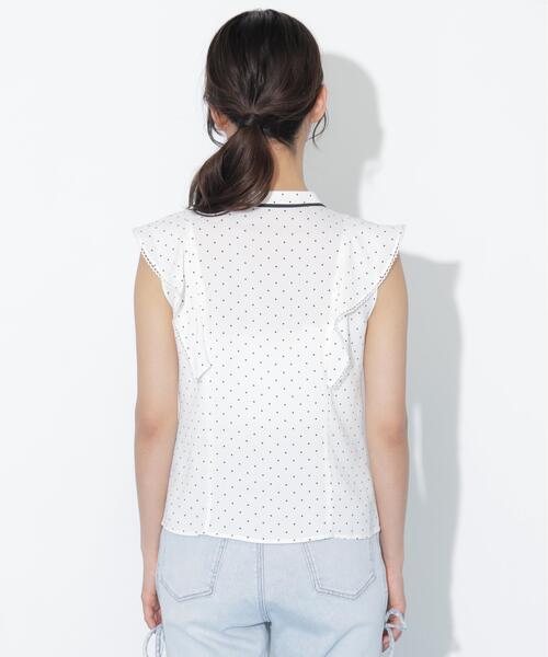 JILL by JILL STUART(ジルバイジルスチュアート)の「ハシゴレースフリル袖ブラウス(シャツ/ブラウス・レディース・ブルー/ホワイト/ホワイト系その他・FREE)」の20枚目の写真