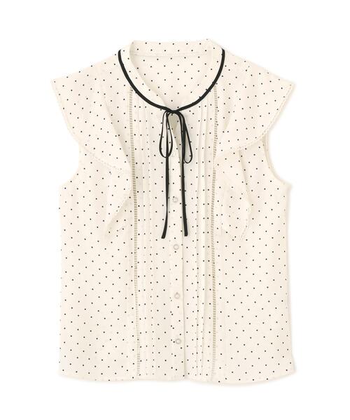 JILL by JILL STUART(ジルバイジルスチュアート)の「ハシゴレースフリル袖ブラウス(シャツ/ブラウス・レディース・ブルー/ホワイト/ホワイト系その他・FREE)」の21枚目の写真