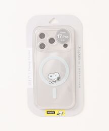 SNOOPY×OLD BETTY'S（スヌーピーカケルオールドベティーズ）の「スヌーピー【SNOOPY】SNGG-175 ピーナッツ スヌーピー IIIIfit プランプフレーム iPhone17 Pro MagSafe 対応 ケース（スマホグッズ）」