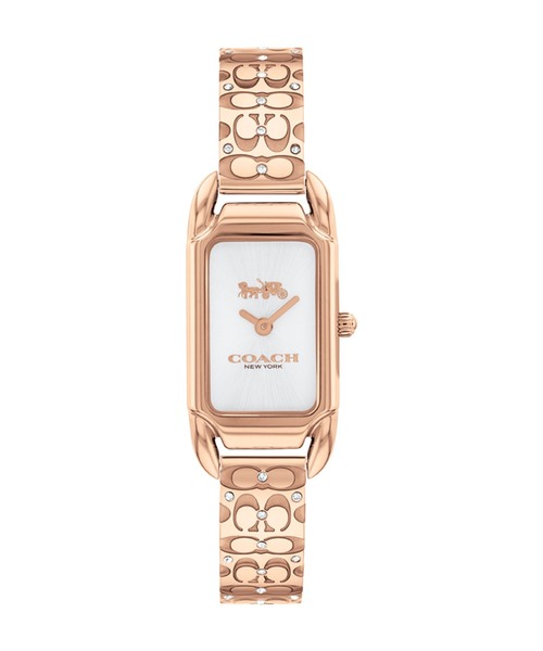 COACH(コーチ)の「【COACH】コーチ CADIE レディース ウォッチ(アナログ腕時計・レディース・ゴールド/ピンクゴールド・FREE)」の2枚目の写真