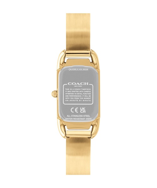 COACH(コーチ)の「【COACH】コーチ CADIE レディース ウォッチ(アナログ腕時計・レディース・ゴールド/ピンクゴールド・FREE)」の4枚目の写真