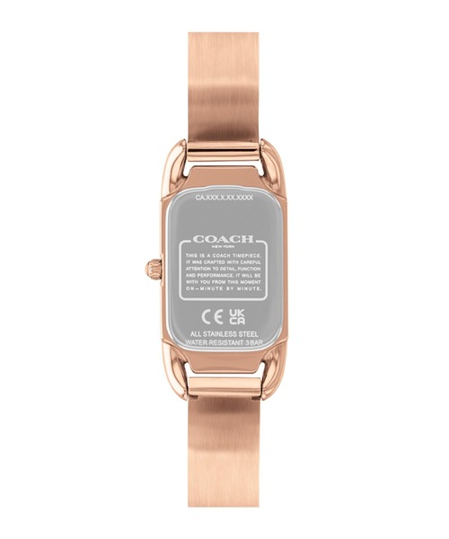 COACH(コーチ)の「【COACH】コーチ CADIE レディース ウォッチ(アナログ腕時計・レディース・ゴールド/ピンクゴールド・FREE)」の7枚目の写真