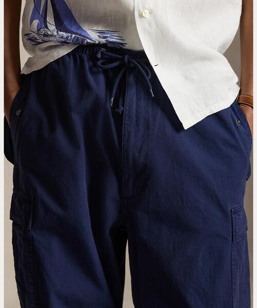 POLO RALPH LAUREN（ポロ ラルフ ローレン）の「リラックス フィット リップストップ カーゴ パンツ（カーゴパンツ・メンズ・ネイビー系1・S/M/L/XL/XS/XXL）」の4枚目の写真