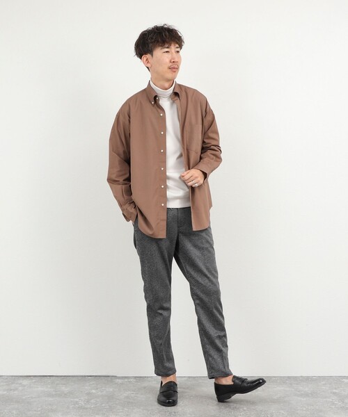 THOMAS MASON(トーマス メイソン)の「【THOMAS MASON/トーマス・メイソン】ボタンダウンシャツ 26AW(シャツ/ブラウス・メンズ・ブラック/ホワイト系その他/ブラウン・M/S/XL/L)」の22枚目の写真