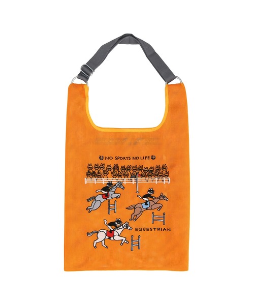 NO SPORTS NO LIFE(ノースポーツノーライフ)の「【NO SPORTS NO LIFE】メッシュバッグ(トートバッグ・レディース・グリーン/ベージュ/グレー/クリーム/ブラック/パープル/ブルー/ピンク・FREE)」の17枚目の写真