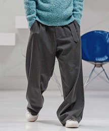 mp15209-Brushed Slacks Fabric Baggy Pants バギーワイドパンツ(A72426cmb)