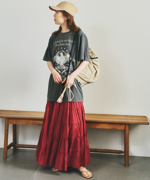 SKIN(スキン)の「《NOBLE別注》skin/スキン BIG TEE(Tシャツ/カットソー・レディース・スミクロ/ホワイト系その他・FREE)」の19枚目の写真