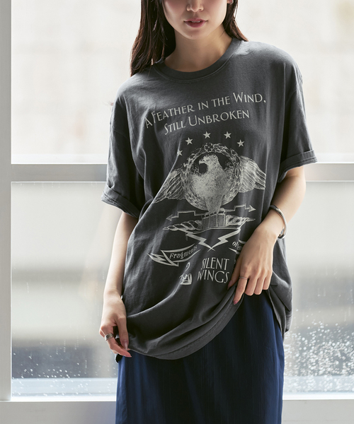 SKIN(スキン)の「《NOBLE別注》skin/スキン BIG TEE(Tシャツ/カットソー・レディース・スミクロ/ホワイト系その他・FREE)」の20枚目の写真