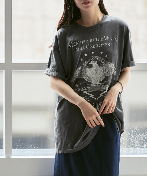 SKIN(スキン)の「《NOBLE別注》skin/スキン BIG TEE(Tシャツ/カットソー・レディース・スミクロ/ホワイト系その他・FREE)」の21枚目の写真