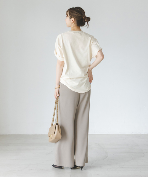 SKIN(スキン)の「《NOBLE別注》skin/スキン BIG TEE(Tシャツ/カットソー・レディース・スミクロ/ホワイト系その他・FREE)」の6枚目の写真