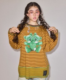 Candy Stripper | FREAK CAT BORDER トップス(Tシャツ/カットソー)