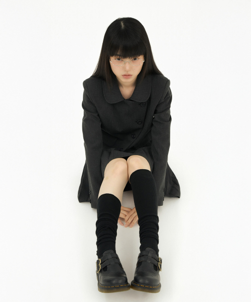 MIRECO(ミレコ)の「DIAGONAL JK CHARCOAL(テーラードジャケット・レディース・その他・1/2)」の2枚目の写真