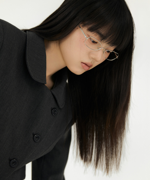 MIRECO(ミレコ)の「DIAGONAL JK CHARCOAL(テーラードジャケット・レディース・その他・1/2)」の3枚目の写真