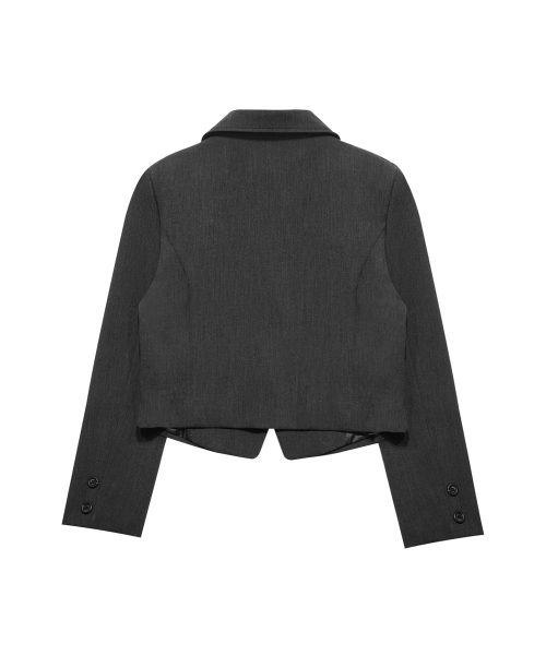 MIRECO(ミレコ)の「DIAGONAL JK CHARCOAL(テーラードジャケット・レディース・その他・1/2)」の5枚目の写真