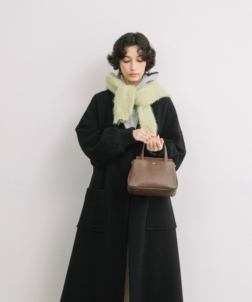 Beau're(ヴュレ)の「BEAURE スエードコンビ 2WAYトートバッグ(ショルダーバッグ・レディース・ラベンダー/ブラック/ブラウン/グレイッシュベージュ・FREE)」の13枚目の写真