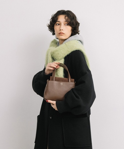 Beau're(ヴュレ)の「BEAURE スエードコンビ 2WAYトートバッグ(ショルダーバッグ・レディース・ラベンダー/ブラック/ブラウン/グレイッシュベージュ・FREE)」の14枚目の写真