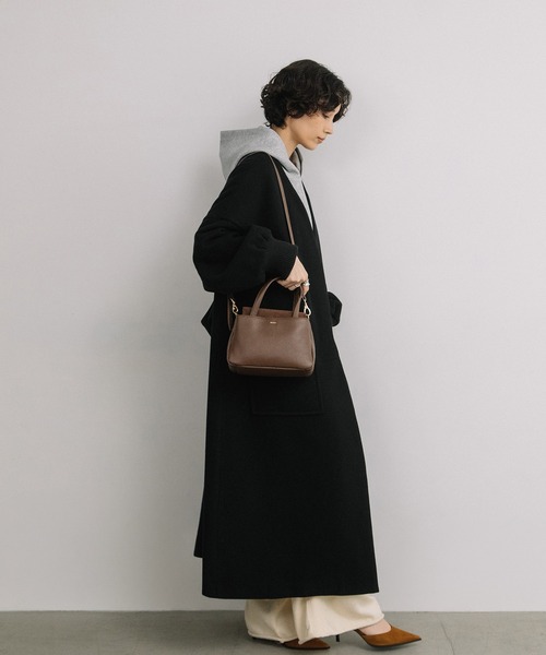 Beau're(ヴュレ)の「BEAURE スエードコンビ 2WAYトートバッグ(ショルダーバッグ・レディース・ラベンダー/ブラック/ブラウン/グレイッシュベージュ・FREE)」の18枚目の写真