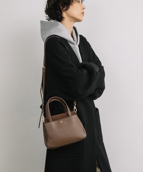 Beau're(ヴュレ)の「BEAURE スエードコンビ 2WAYトートバッグ(ショルダーバッグ・レディース・ラベンダー/ブラック/ブラウン/グレイッシュベージュ・FREE)」の20枚目の写真