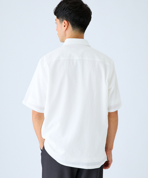 EDIFICE(エディフィス)の「EVALET ショートスリーブシャツ(シャツ/ブラウス・メンズ・ホワイト/ネイビー/ブラウン・LARGE/MEDIUM/SMALL)」の8枚目の写真