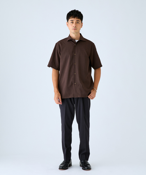 EDIFICE(エディフィス)の「EVALET ショートスリーブシャツ(シャツ/ブラウス・メンズ・ホワイト/ネイビー/ブラウン・LARGE/MEDIUM/SMALL)」の12枚目の写真