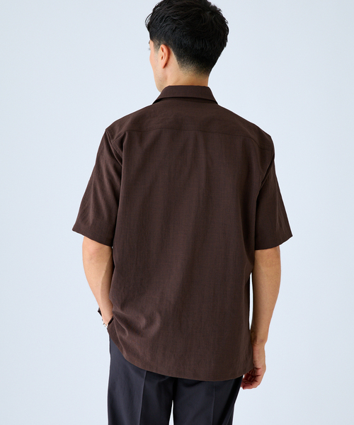 EDIFICE(エディフィス)の「EVALET ショートスリーブシャツ(シャツ/ブラウス・メンズ・ホワイト/ネイビー/ブラウン・LARGE/MEDIUM/SMALL)」の17枚目の写真