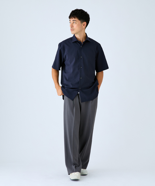 EDIFICE(エディフィス)の「EVALET ショートスリーブシャツ(シャツ/ブラウス・メンズ・ホワイト/ネイビー/ブラウン・LARGE/MEDIUM/SMALL)」の21枚目の写真
