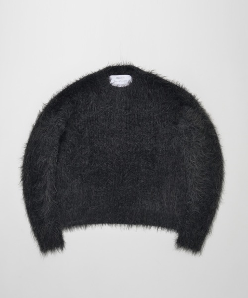 SUPERTHANKS(スーパーサンクス)の「ミックスカラー シャギーニットクルーネックCrew neck volume shaggy knit(ニット/セーター・メンズ・ブラウン系その他/グレー系その他/ブラック系その他・ONE SIZE)」の21枚目の写真