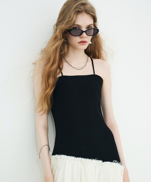 JOSE MOON(ジョゼムーン)の「KNIT SLANT BEAR DRESS/ニットスラントベアドレス(ワンピース・レディース・その他/ブラウン・FREE)」の8枚目の写真