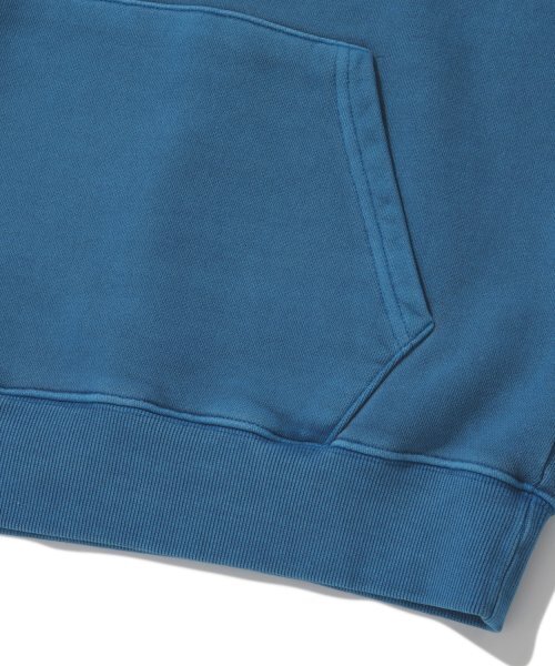 STENDS（ステンズ）の「[M~4XL] ピグメントアーチロゴフードパーカー_ブルー（パーカー・レディース・その他・LARGE/MEDIUM/X-LARGE/XXXX-LARGE/XXX-LARGE）」の6枚目の写真
