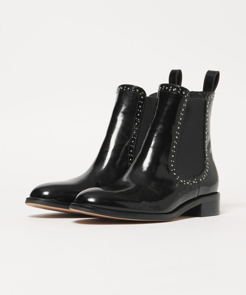 UNITED ARROWS(ユナイテッドアローズ)の「スタッズ サイドゴア ショートブーツ(ブーツ・レディース・ブラック・37h/38/35/35h/36/36h/37)」の5枚目の写真