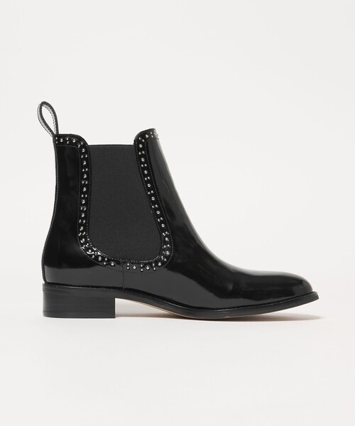 UNITED ARROWS(ユナイテッドアローズ)の「スタッズ サイドゴア ショートブーツ(ブーツ・レディース・ブラック・37h/38/35/35h/36/36h/37)」の7枚目の写真
