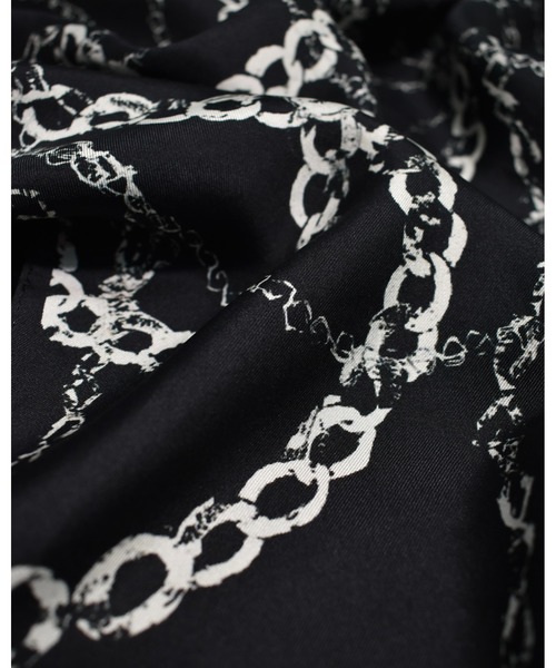 IRIS47(イリスフォーセブン)の「【IRIS 47】tangle mini scarf/タングル ミニ スカーフ 夏(バンダナ/スカーフ・レディース・ブラック系その他・FREE)」の2枚目の写真