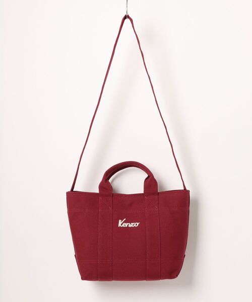 KENZO（ケンゾー）の「23KENZO EIFFEL TOWER DESIGN SMALL TOTE BAG（メッセンジャーバッグ・メンズ・レッド系その他・ONE SIZE）」の2枚目の写真