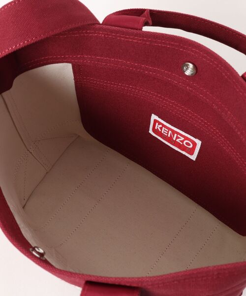 KENZO（ケンゾー）の「23KENZO EIFFEL TOWER DESIGN SMALL TOTE BAG（メッセンジャーバッグ・メンズ・レッド系その他・ONE SIZE）」の4枚目の写真