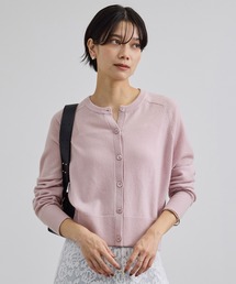 WOOL/CASH ウールカシミヤクルーネックカーディガン