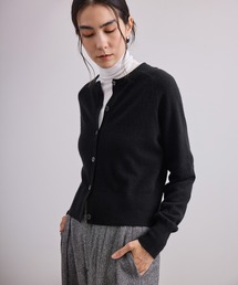 WOOL/CASH ウールカシミヤクルーネックカーディガン