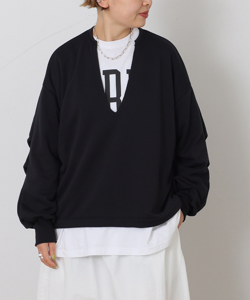 JOURNAL STANDARD LUXE（ジャーナルスタンダード　ラックス）の「プリントロンT(TURNSLUCKS)（Tシャツ/カットソー・レディース・ベージュ/ブラック・FREE）」の3枚目の写真