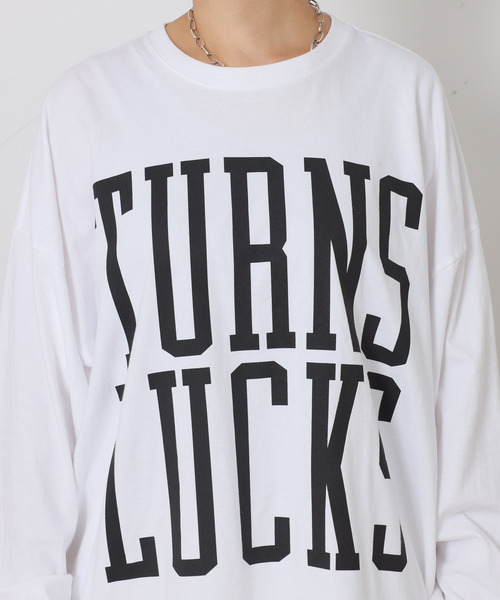 JOURNAL STANDARD LUXE（ジャーナルスタンダード　ラックス）の「プリントロンT(TURNSLUCKS)（Tシャツ/カットソー・レディース・ベージュ/ブラック・FREE）」の19枚目の写真