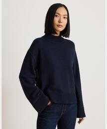 LAUREN RALPH LAUREN | ウールブレンド モックネック セーター(ニット/セーター)