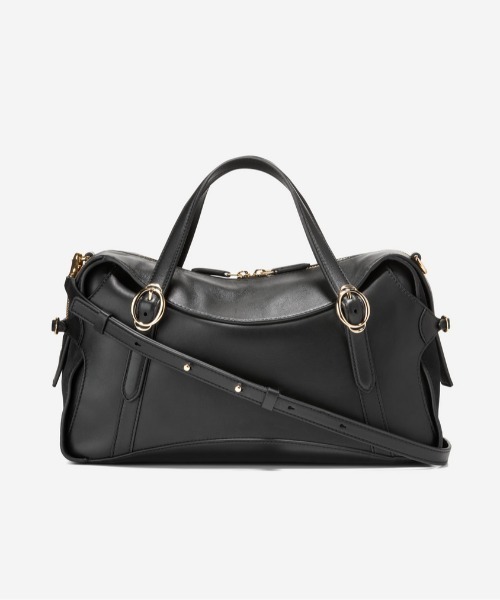 COLE HAAN（コールハーン）の「アレキサンドリア サッチェル womens（ショルダーバッグ・レディース・ブラック・OSFA）」の2枚目の写真